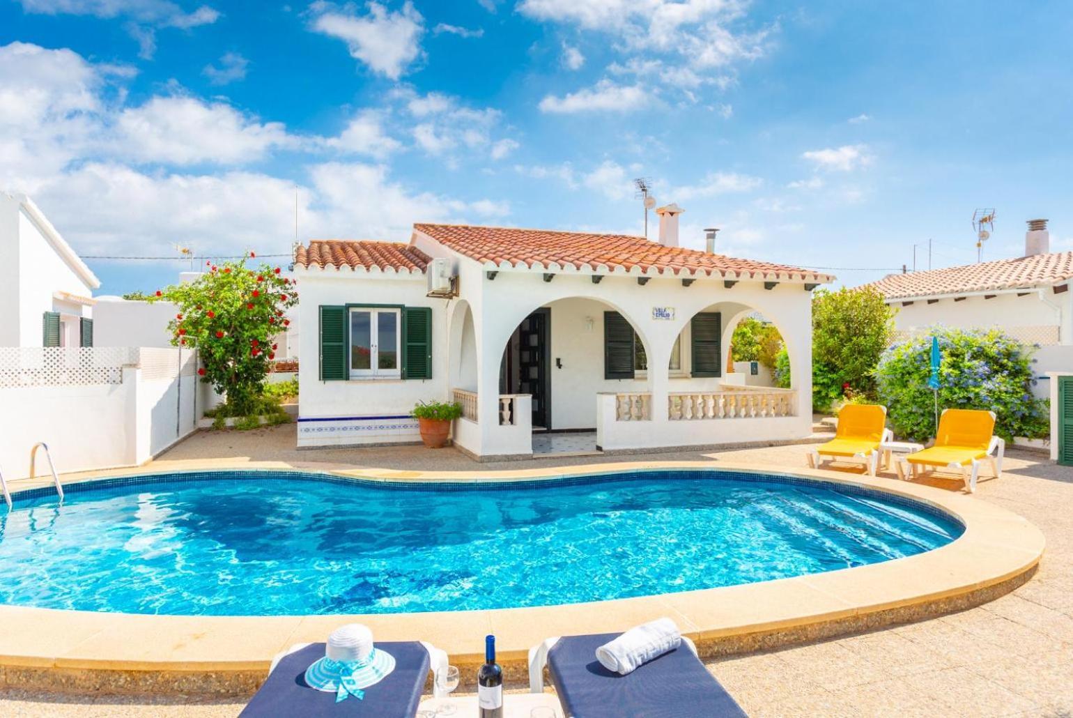 Villa Emilio Cala En Porter  Eksteriør bilde